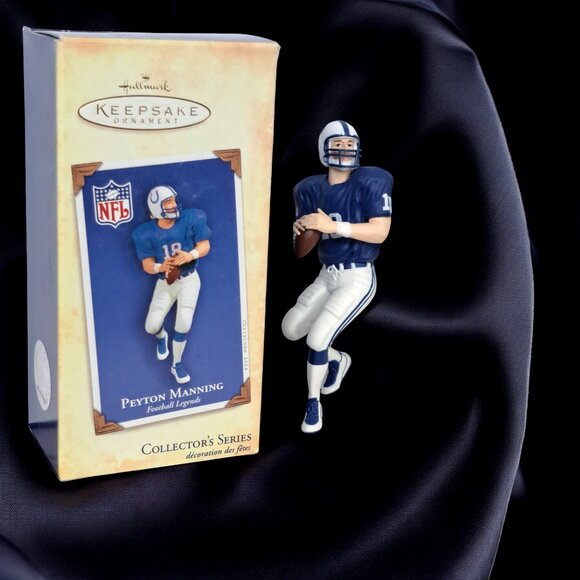 Hallmark Keepsake Ornament Peyton Manning Football Legends Collector Series 2004 - Picture 1 of 12